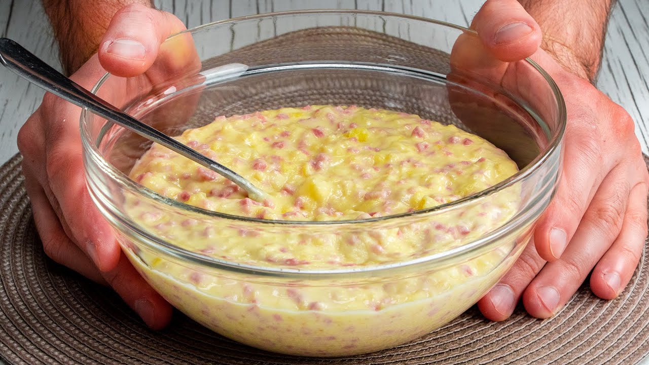 Enligt mormors recept! L&auml;ckra och oemotst&aring;ndliga potatisbullar med skinka!| Smarrig.tv