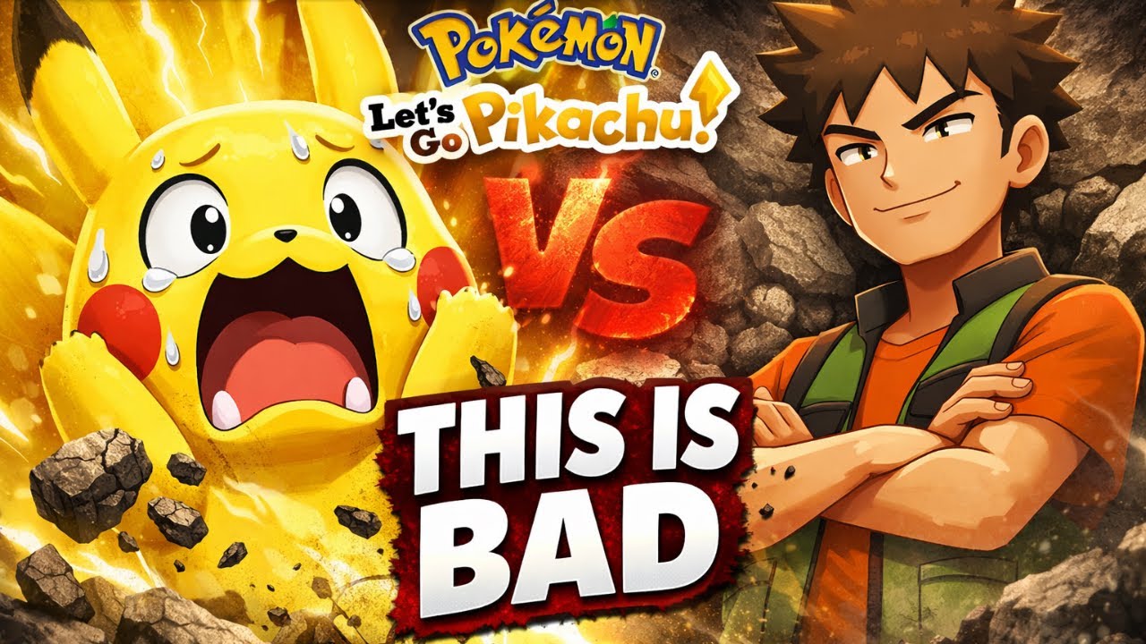 Pokemon Let's go pikachu Part 1 We Got the Boulder Badge! 😳