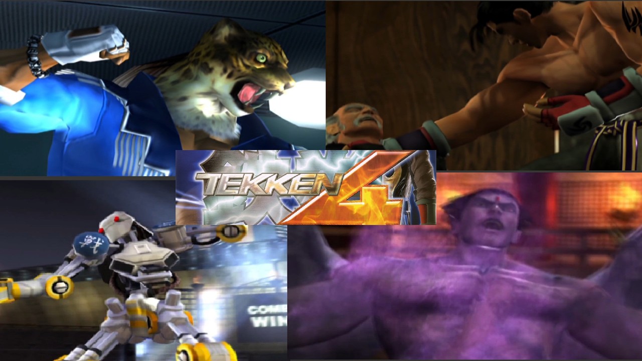 TEKKEN 4 All Default Characters speedrun 33:43