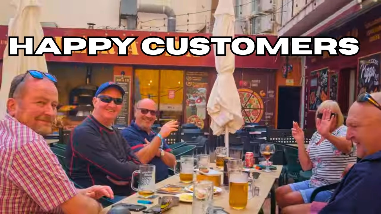 HAPPY HOLIDAY MAKERS ENJOYING THE SUN #benidorm #travel #holiday
