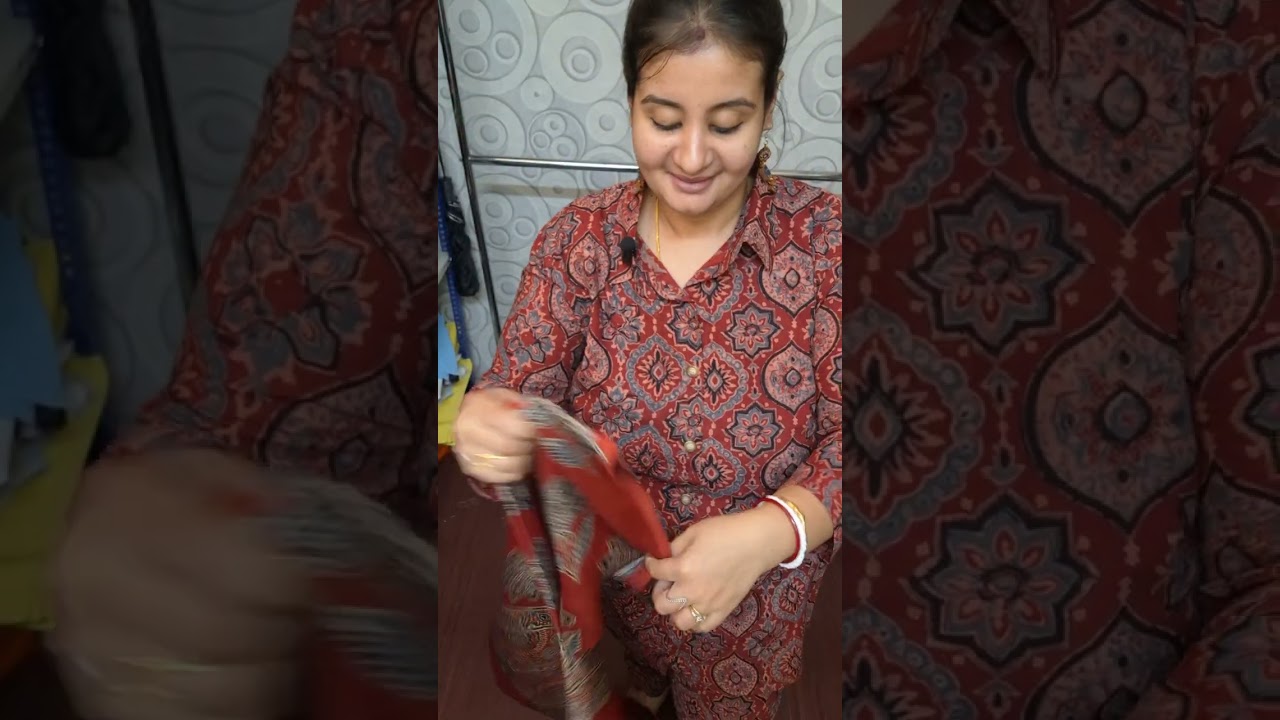 VIDEO - 148 B | Ajrakh Modalsilk kurti Pieces | 8️⃣9️⃣1️⃣0️⃣8️⃣9️⃣0️⃣8️⃣7️⃣1️⃣
