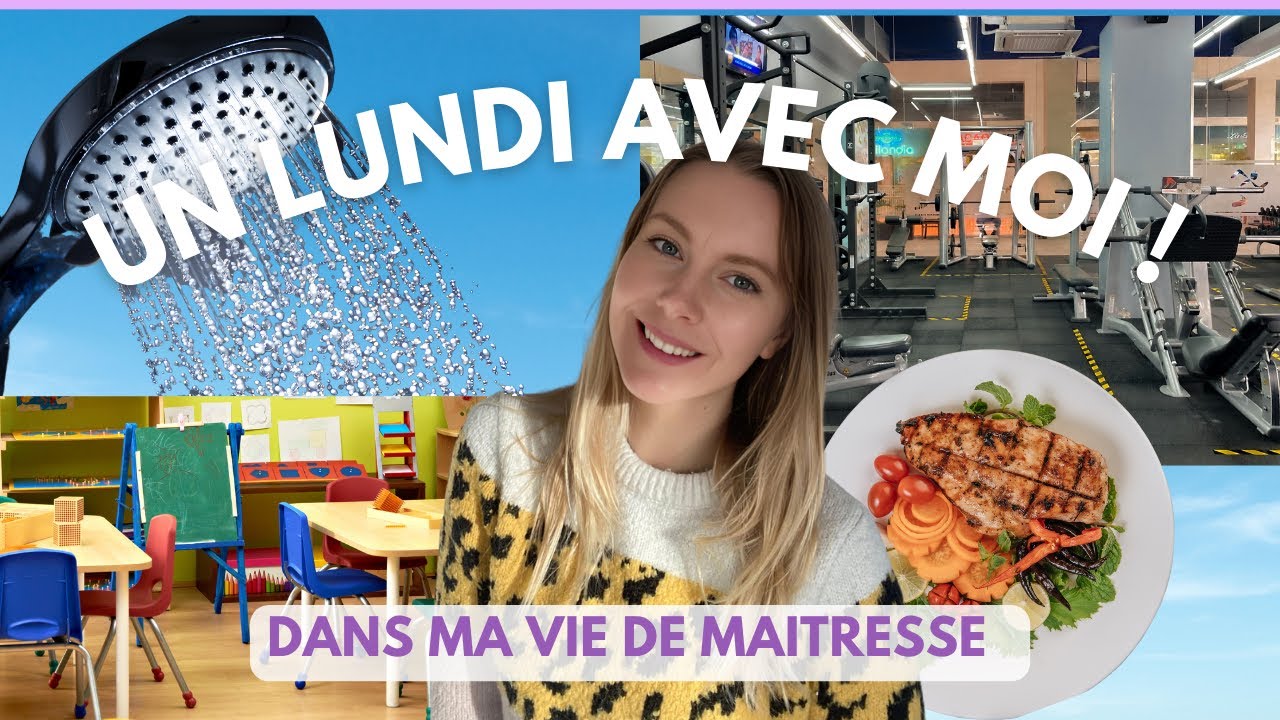 UN LUNDI AVEC MOI DANS MA VIE DE MAITRESSE 👩‍🏫 | entre école, sport et repas