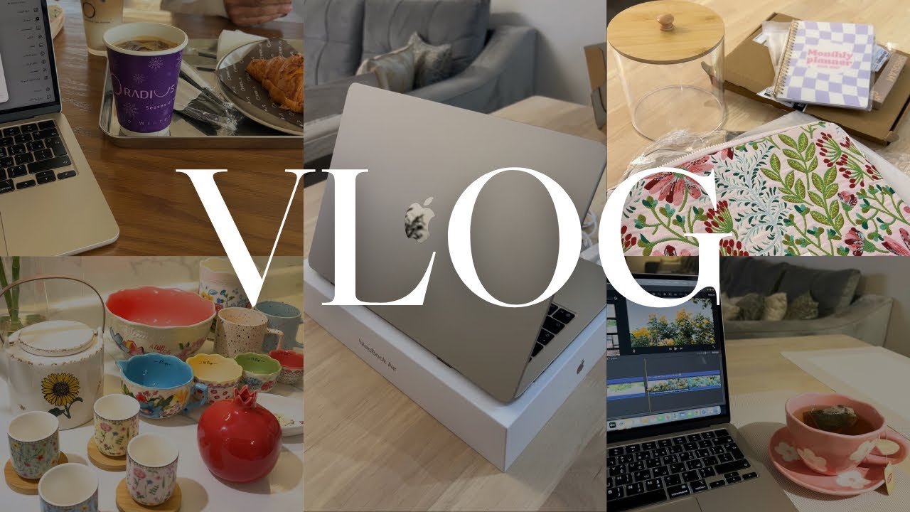 فلوق اسبوع من حياتي💗| اخيرًا اشتريت Macbook💻، مشتريات أواني رمضان 🌙، وصفة دولتشي كيك 🍰،نودلز صينية🇨🇳