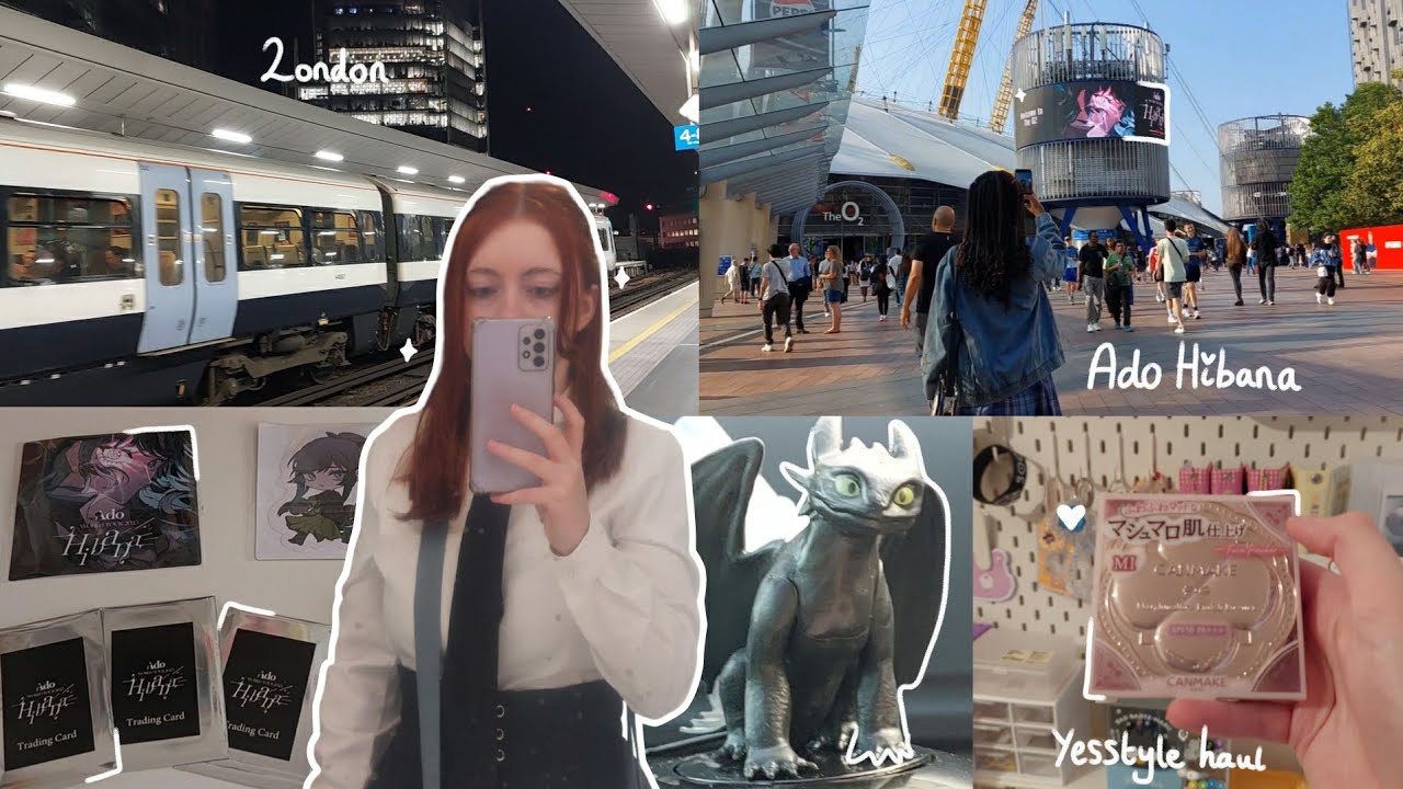 Ado Hibana tour London | Merch unboxing, HTTYD movie, Yesstyle haul
