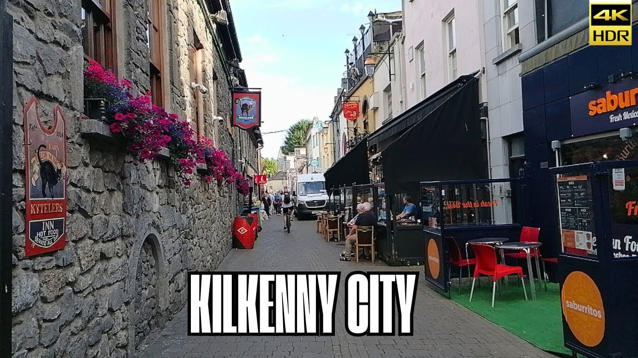 KILKENNY IRELAND WALKING TOUR: [4k HDR 60fps] Aug 2024