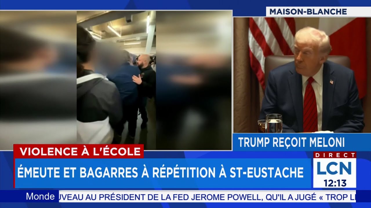 Violence à l'école: émeute et bagarres à répétition à Saint-Eustache