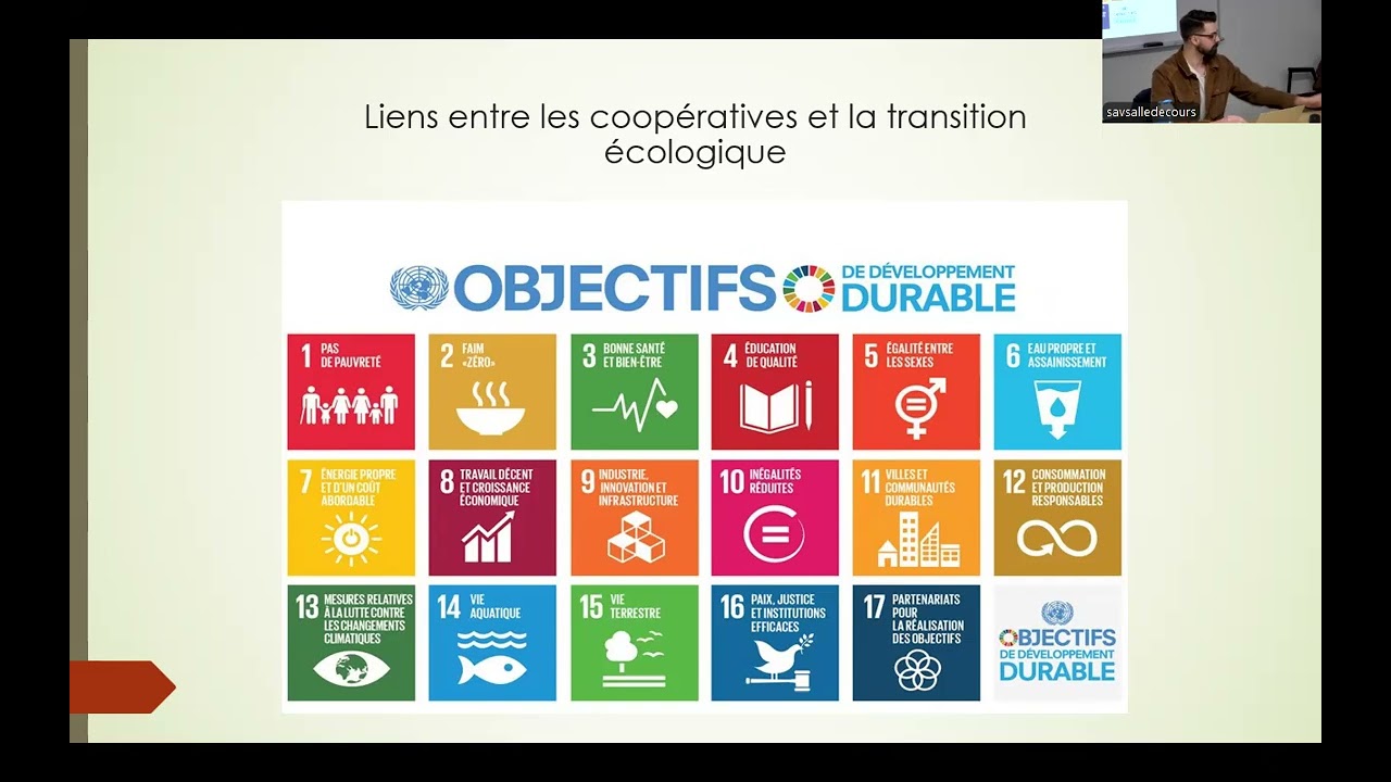 Conf&eacute;rence de Charles-Philippe Garon-Grimard : Coop&eacute;ratives et transition &eacute;cologique
