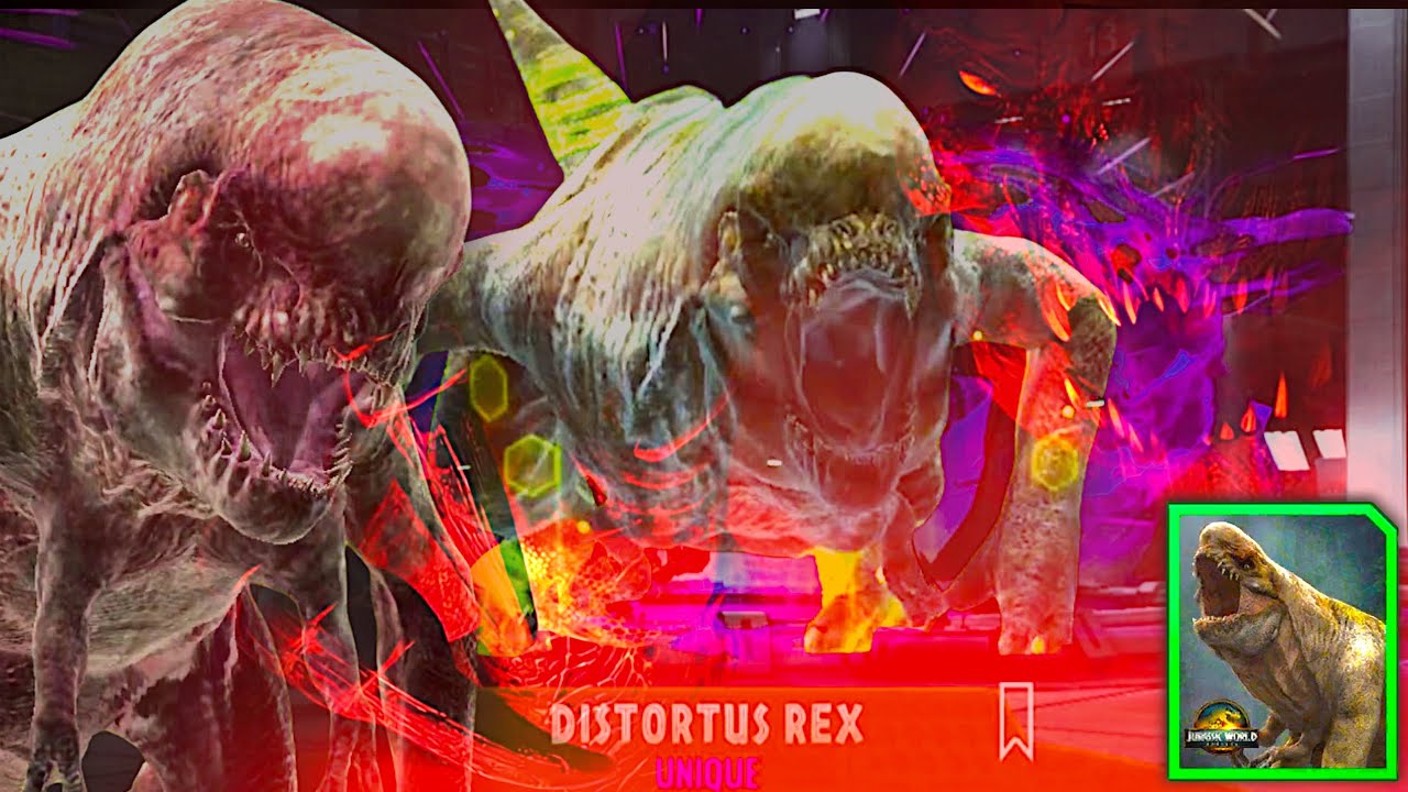 NEW D.REX (DISTORTUS REX) UNLOCKED THIS REBIRTH MONSTER IS IN MY TEAM - Jurassic World Alive