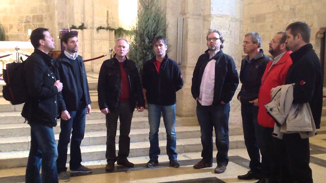 Accapella group at St. Anne's Church, Jerusalem
