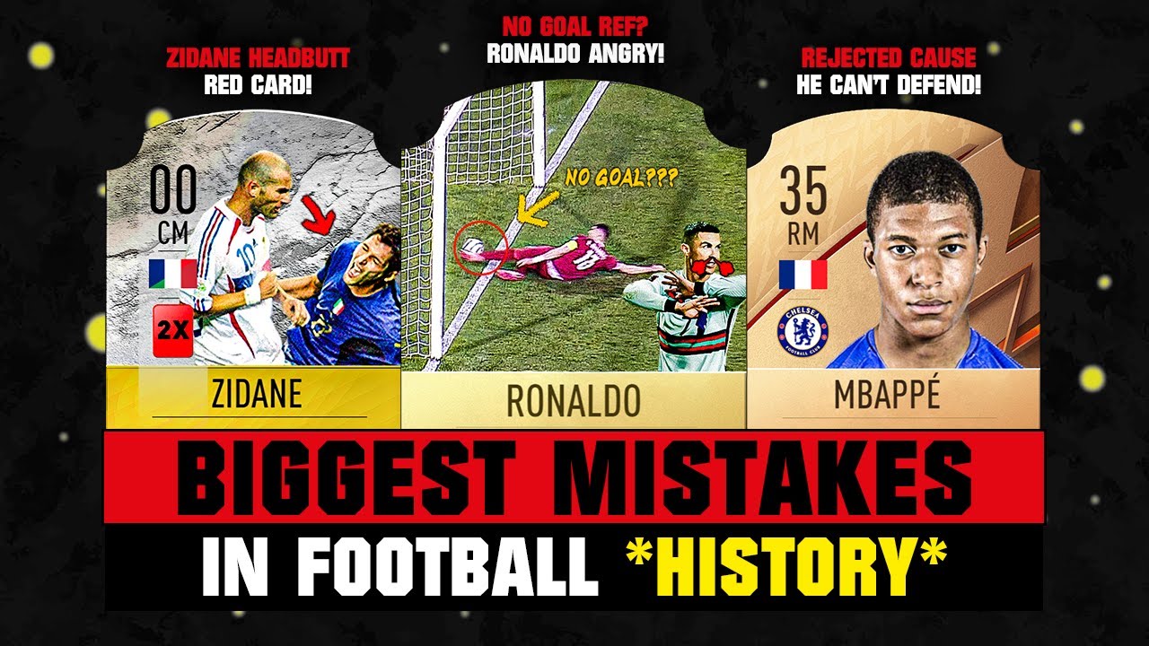 BIGGEST MISTAKES in Football History! 😲😵