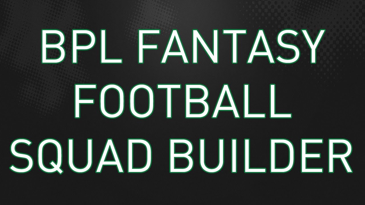 FIFA 14 My BPL Fantasy Football Squad Builder Ultimate Team