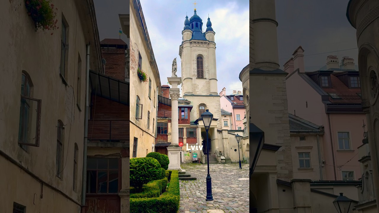 Armenian Courtyard in Lviv &ndash; Hidden Gem of the Old Town #shorts #ukraine #travel # #historic sites