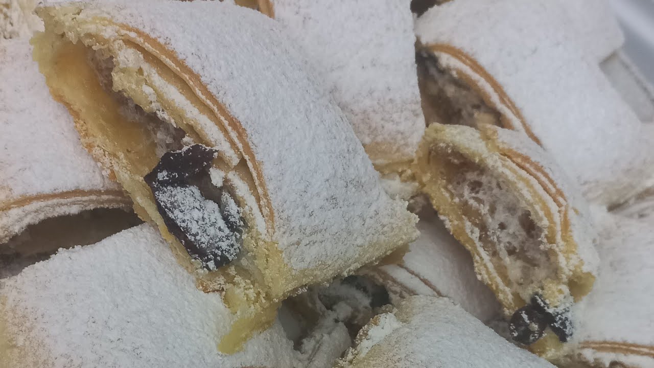 Rulet Pahlava 🍪, qarsildoq va mazzali 😋😋#food #shorts #recipe #cooking 