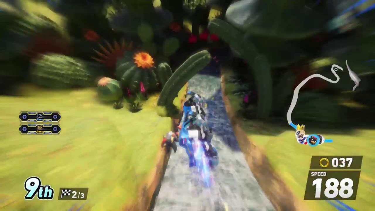 playing sonic racing crossworld