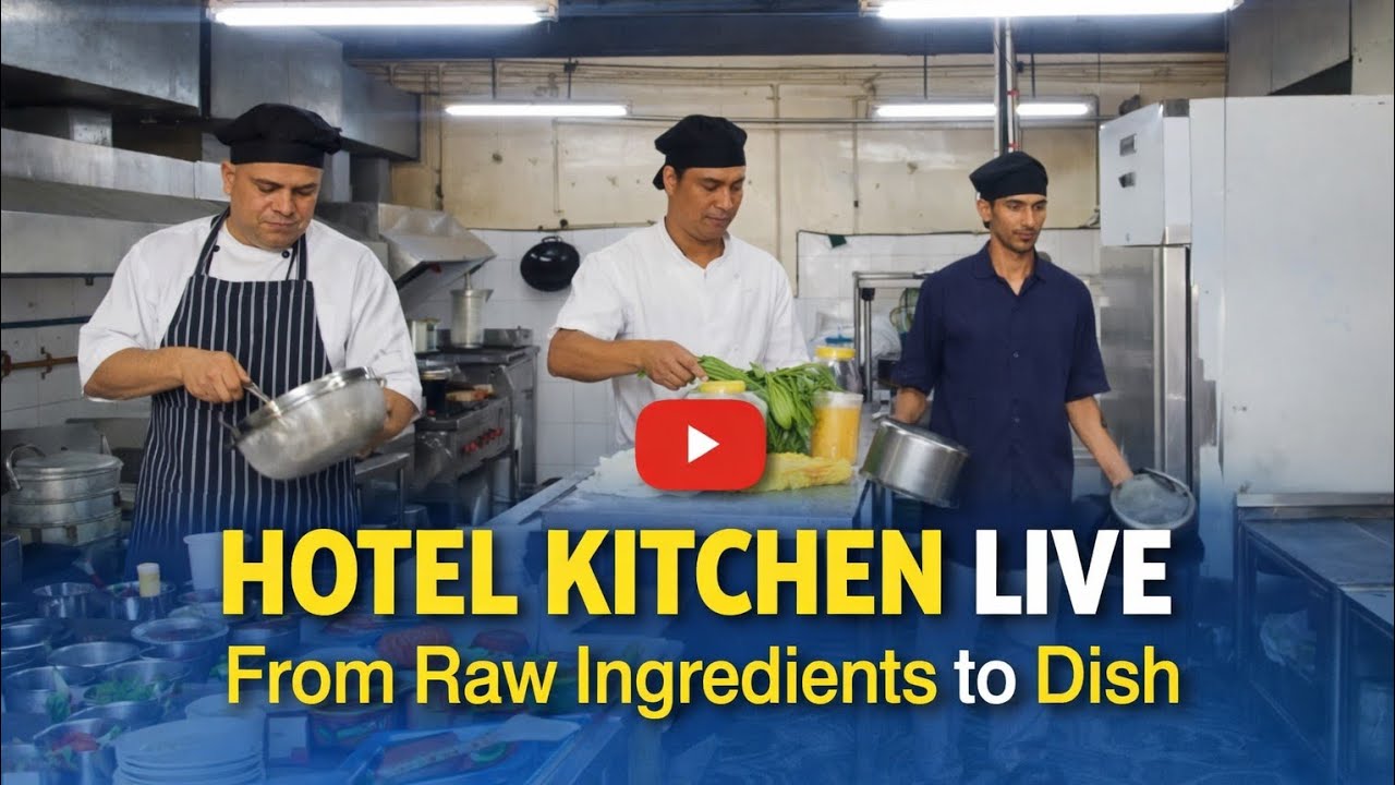 Hotel Kitchen Live | From Raw Ingredients to Dish