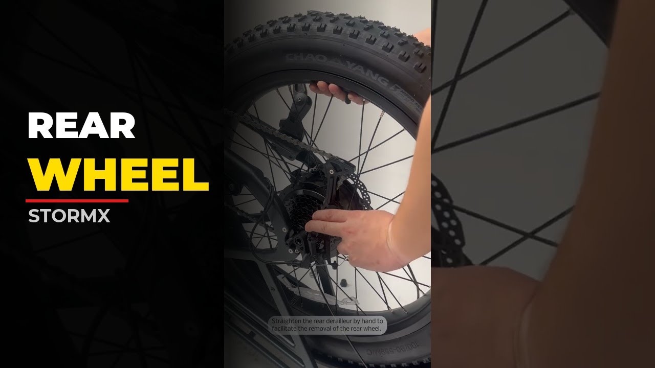 How to Remove and Install the Rear Wheel on the StormX E-Bike | FavoriteBikes