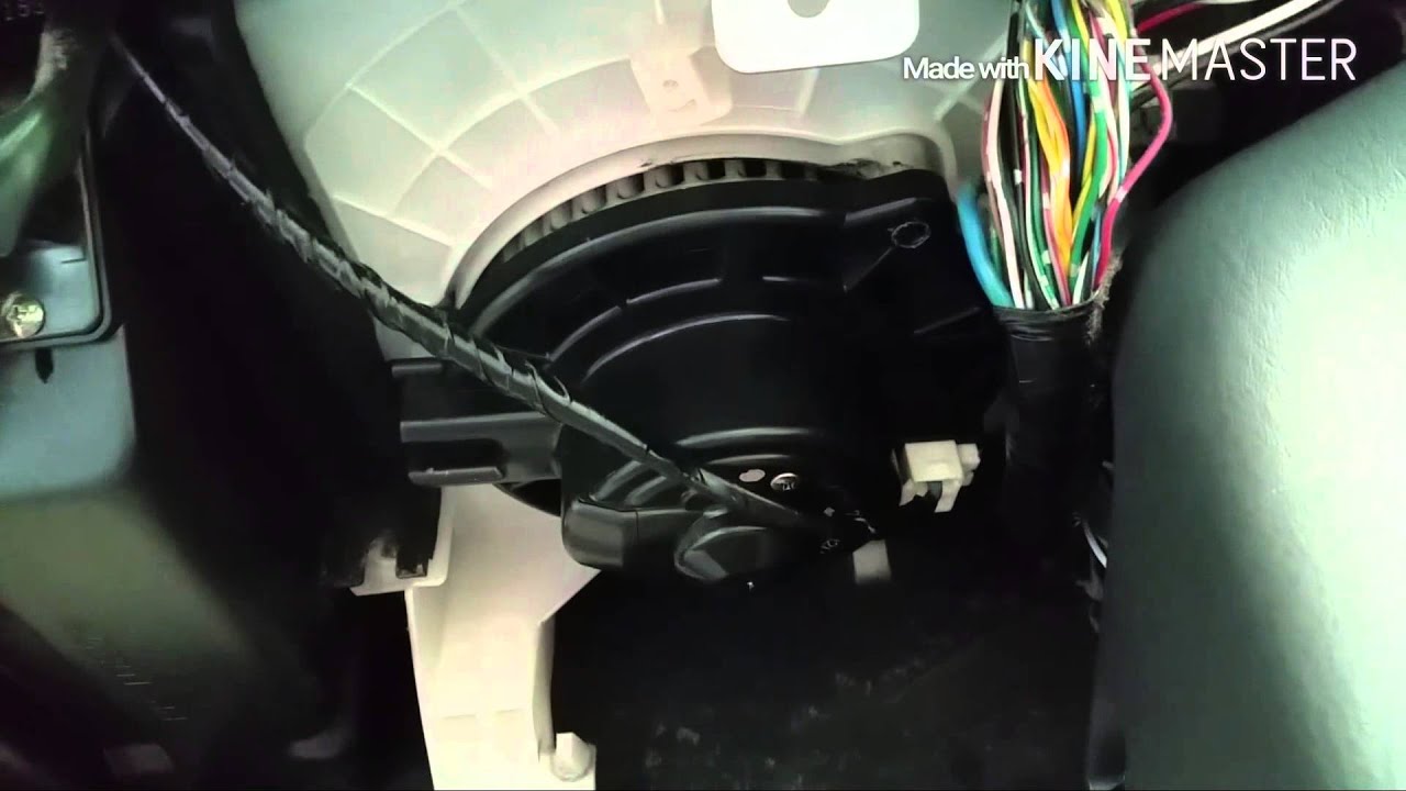 Montero Sport blower motor/resistor replacement