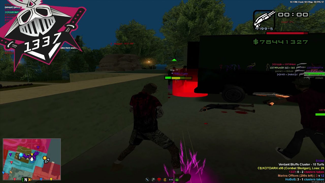 [MTA:SA - CIT] Having fun before getting outnumbered and out/guard-ed
