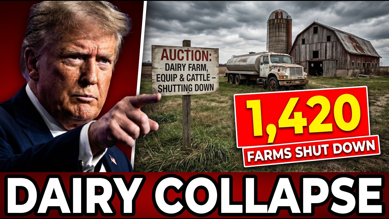 The Dairy Industry Collapse Explained &mdash; How One Tariff Broke 4 States