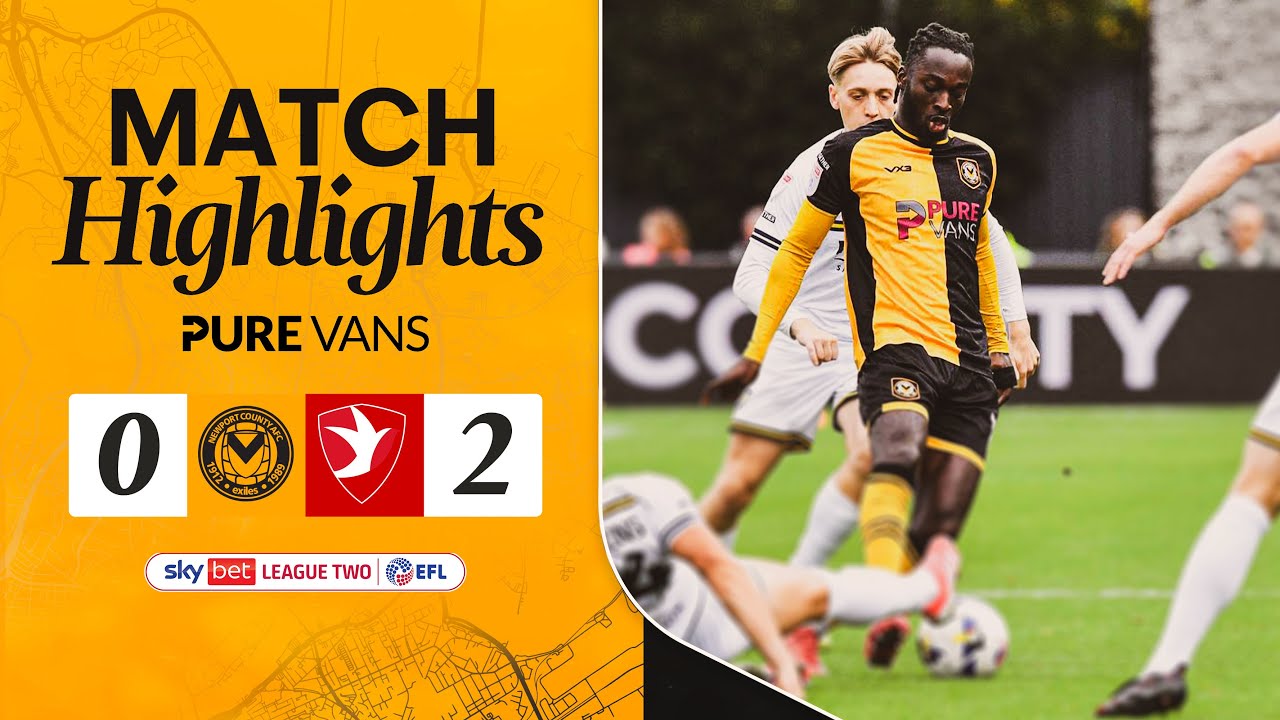 Highlights | Newport County 0-2 Cheltenham Town