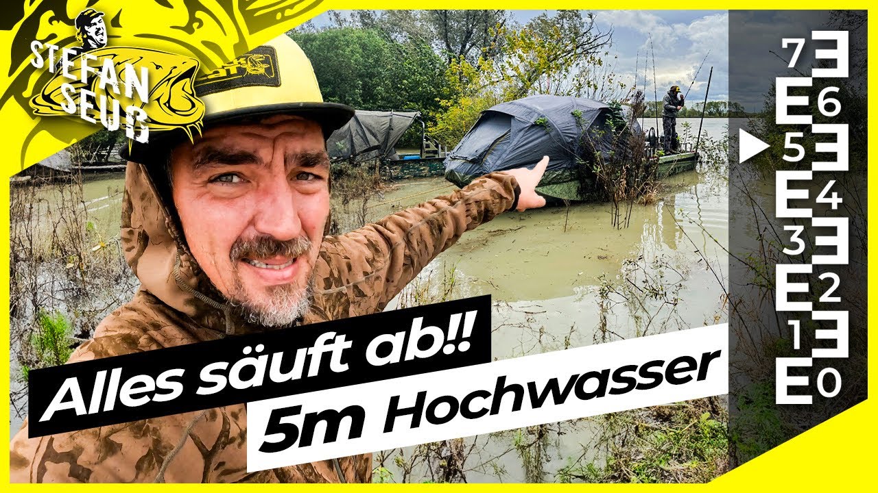 ANGELN im WALD !? | Wir saufen ab !! | Welsangeln im HERBST