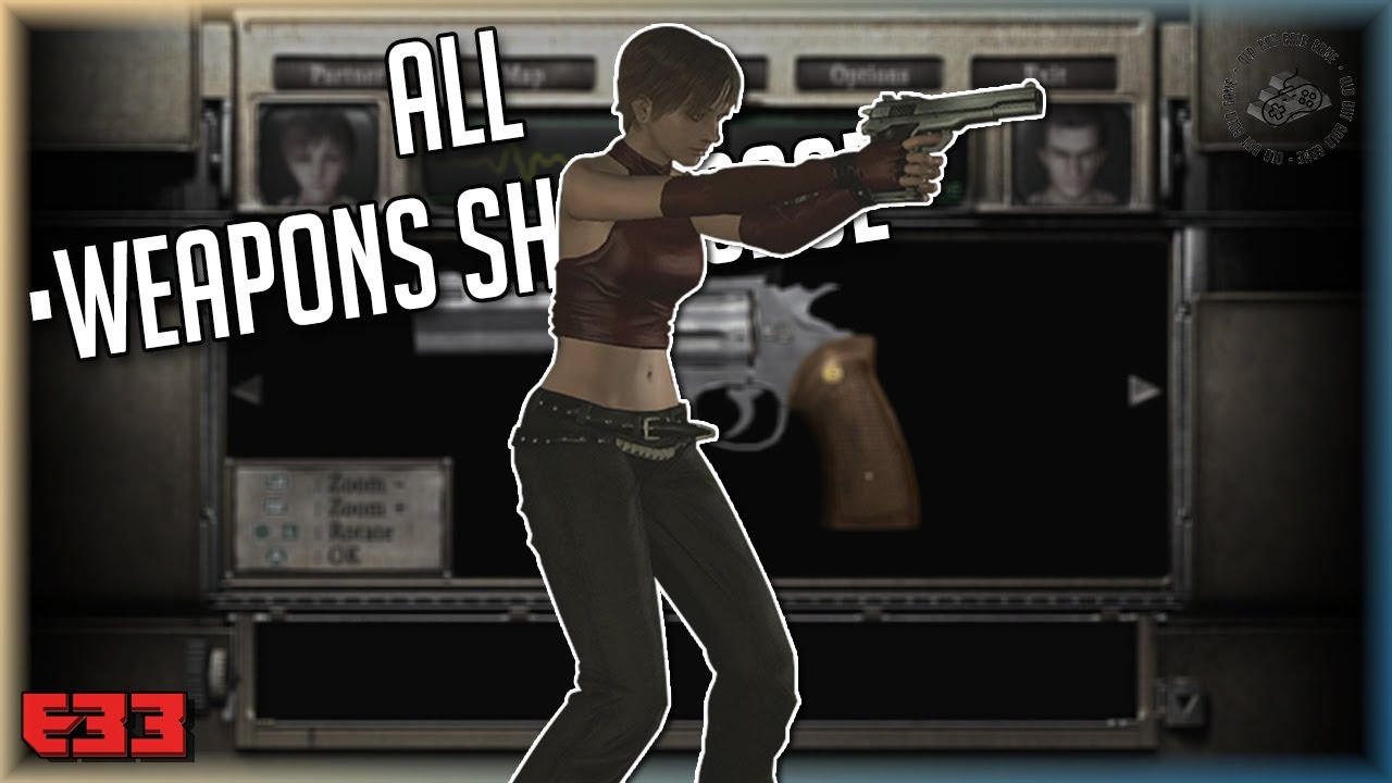 Resident Evil Zero HD Remaster - All Weapons Showcase (With Names & Some References)