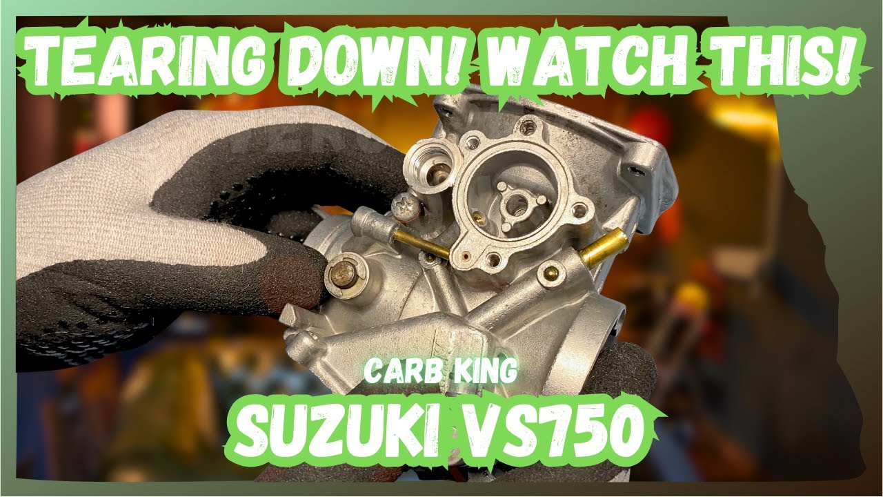 Не трогайте карбюратор Suzuki VS750 Intruder, пока не посмотрите это видео! | Carb King