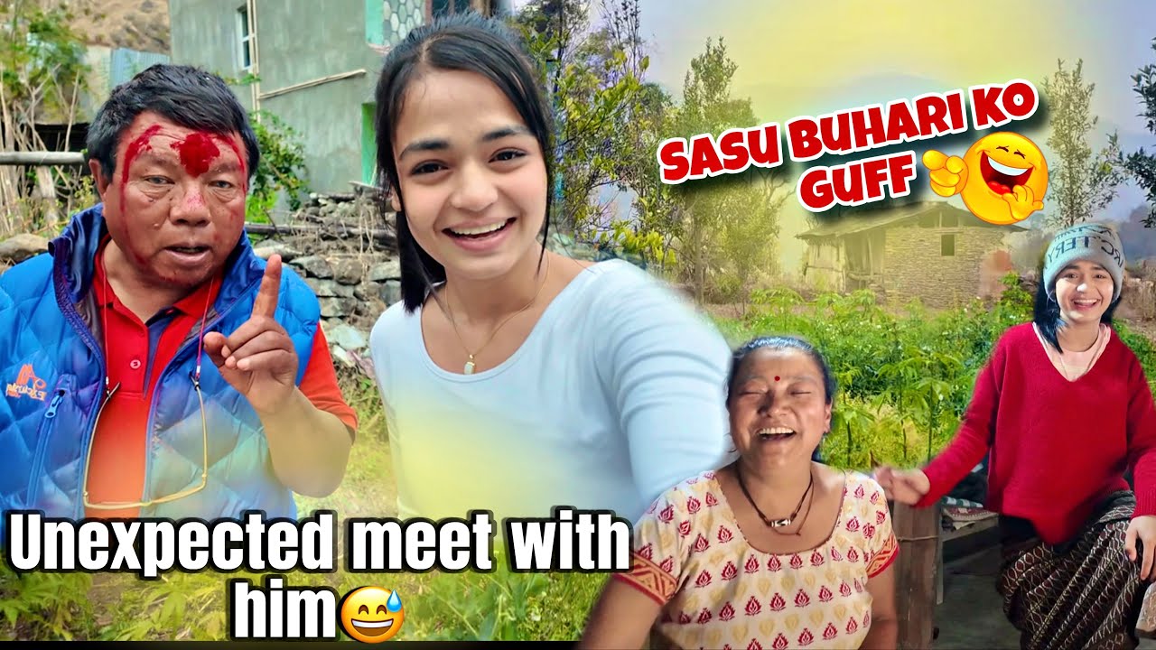 Unexpected meet with Mahabir Pun 🎀 VILLAGE VLOG  