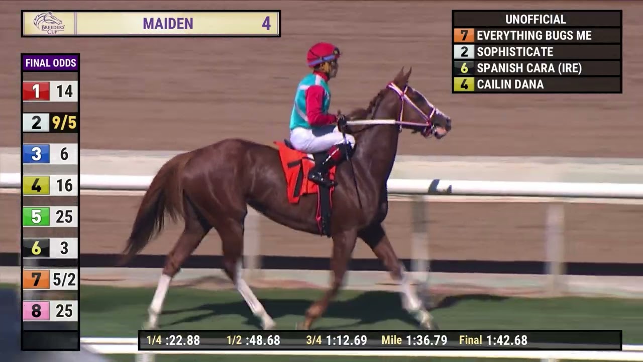 Everything Bugs Me wins race 4 at Del Mar 10/31/24