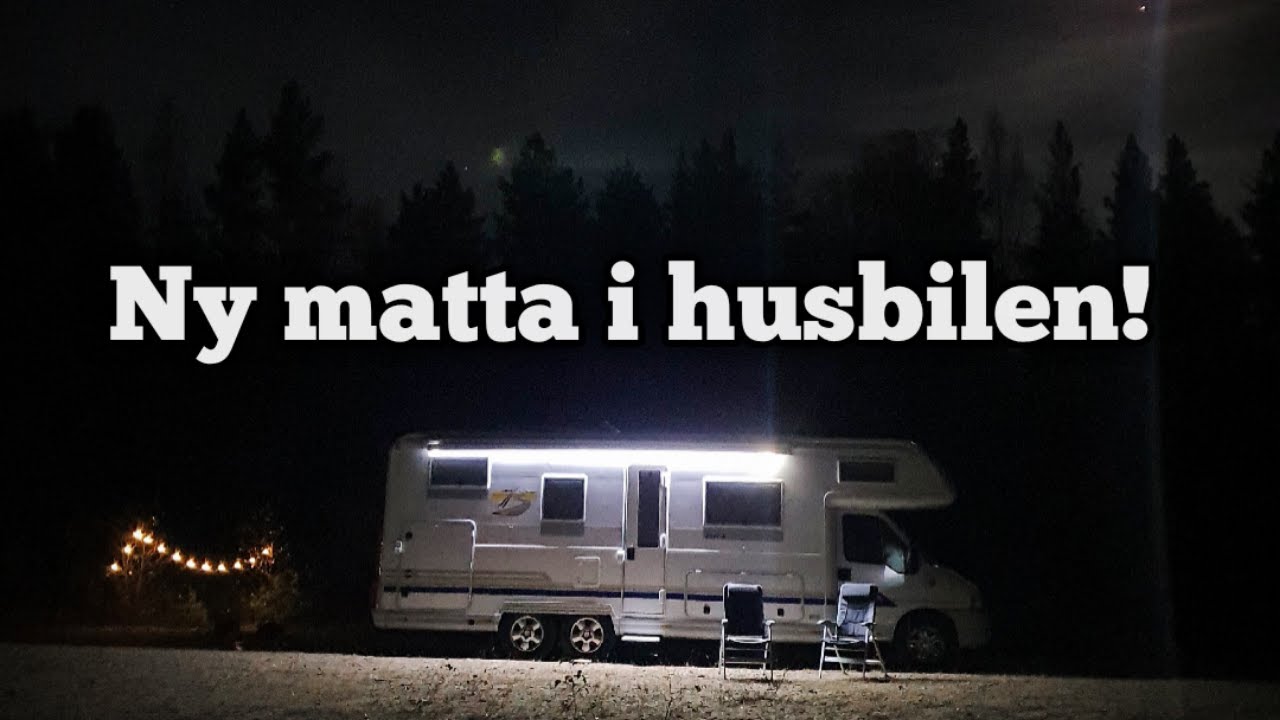 Ny matta i husbilen!