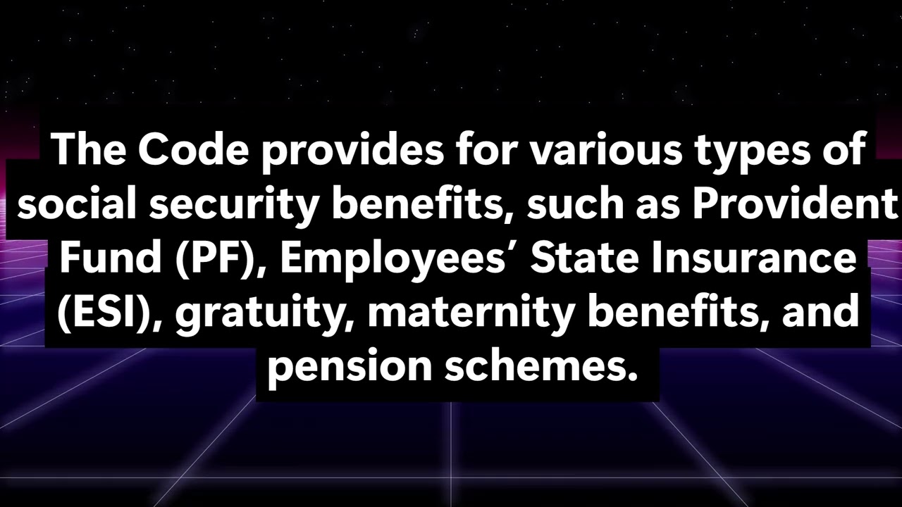 Code on Social Security 2020