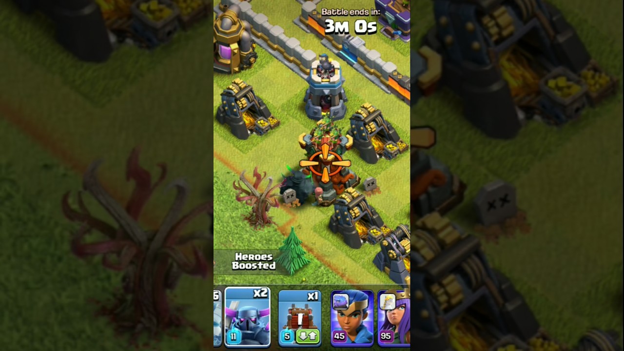 Multi archer tower+bomb tower+wizard tower+MONOLITH 🆚 PEKKA 🔥😭😭😈#youtubeshorts #clashofclans