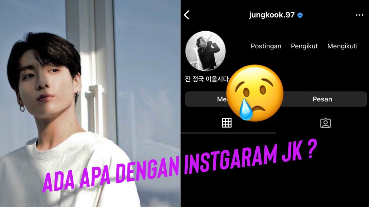 Apa yang terjadi dengan instagram nya jungkook? ini penjelasannya.
