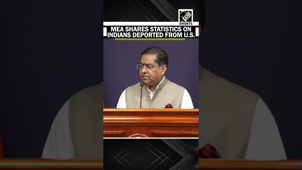 MEA Spokesperson Randhir Jaiswal shares statistics on Indians deported from U.S.