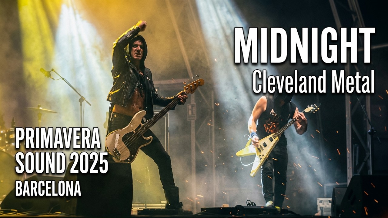 Midnight - Cleveland Metal - live Primavera Sound 2025 Parc del F&ograve;rum Barcelona 5th June 2025