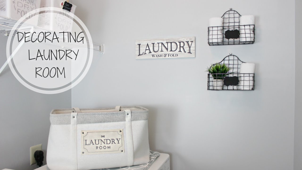 DECORATING THE LAUNDRY ROOM