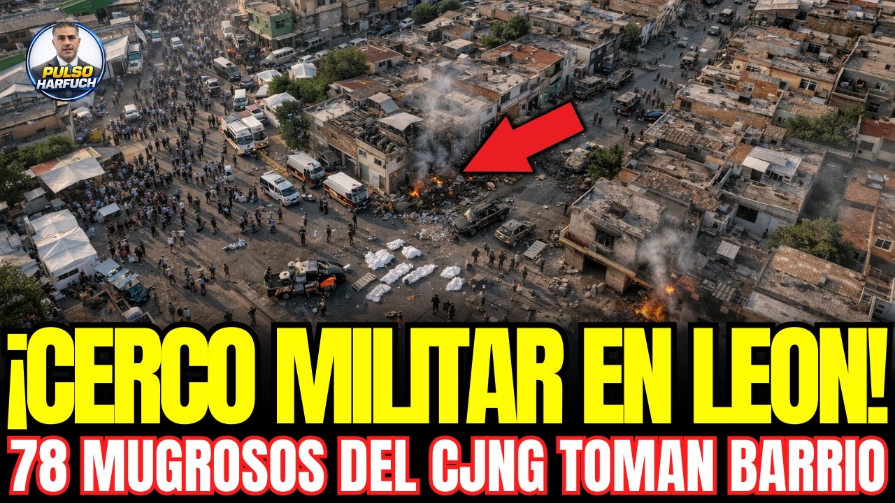 ¡CERCO URBANO en LEÓN! 78 Sicarios TOMAN Barrio 12 Cuadras y 450 MURCIÉLAGOS EVACUAN 8,000