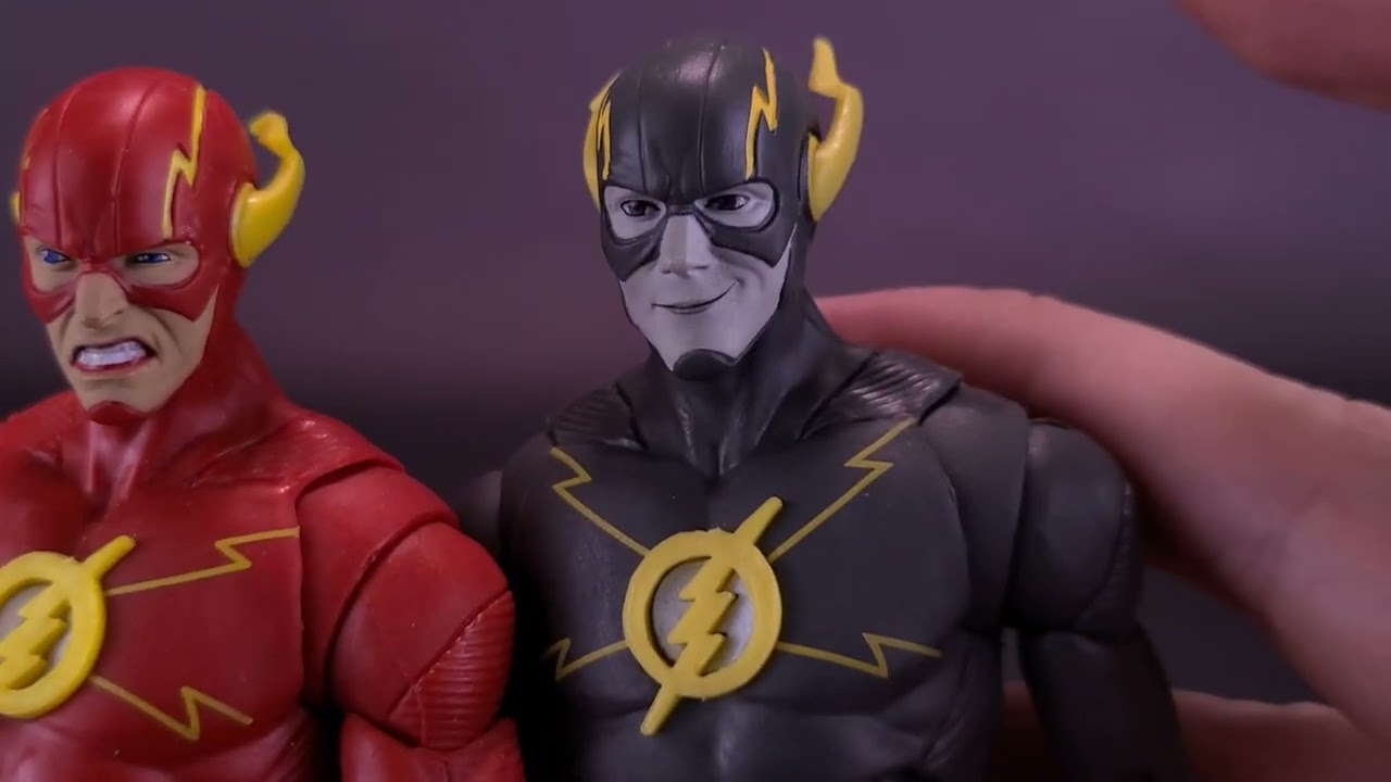 McFarlane Toys DC Multiverse Black and White Accent Edition The Flash BBTS 2023 Exclusive