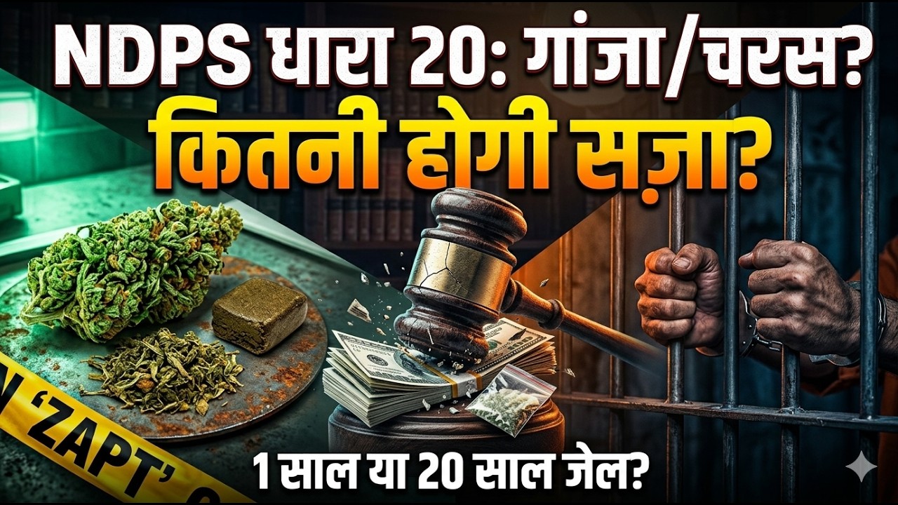 ndps section 20 keya hai ?