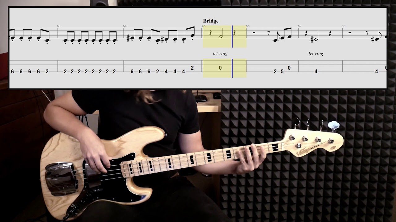 Chesney Hawkes - The One And Only (bass cover with tabs in video)