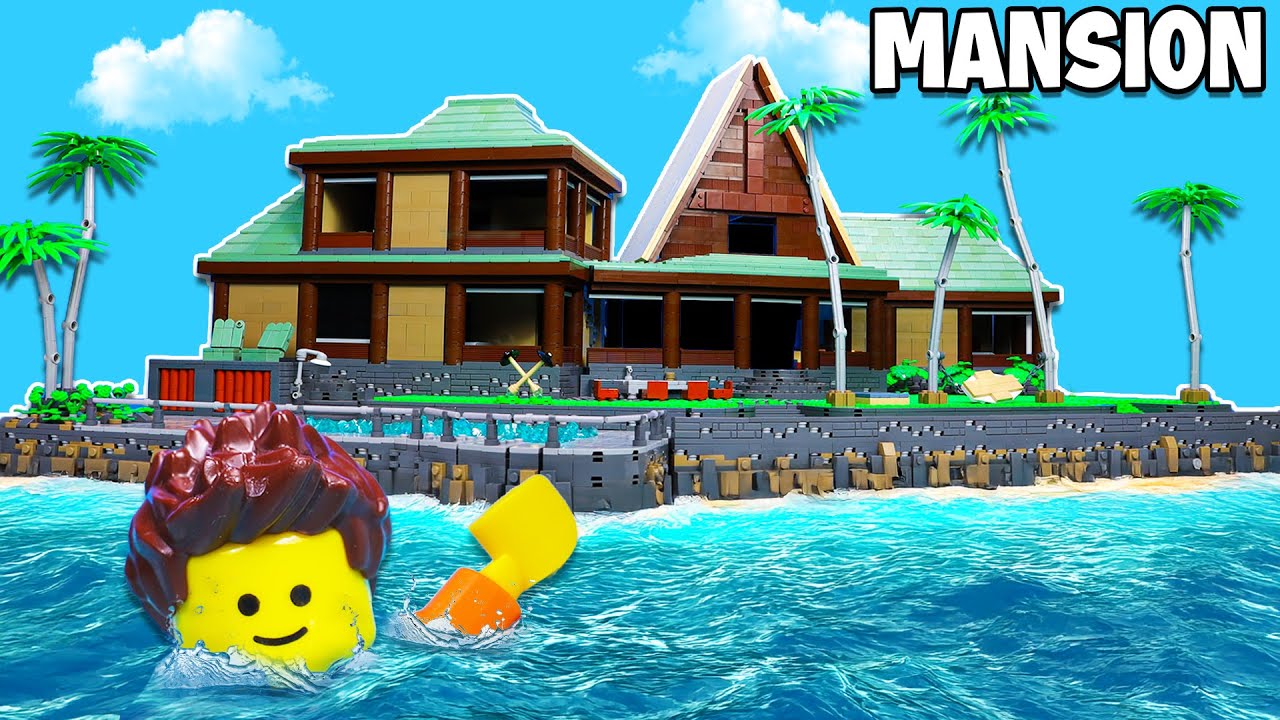 Я построил особняк из LEGO.