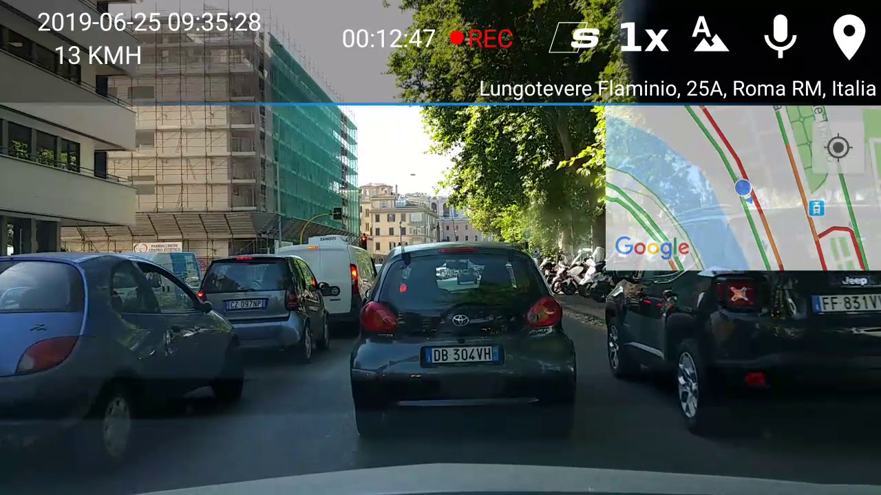 OnBoard from  Corso Francia [Roma] to Trastevere/Nievo [Roma]