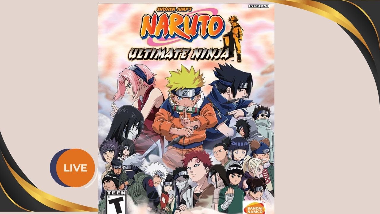 ✅O COMEÇO DE NARUTO! NARUTO ULTIMATE NINJA PS2 AO VIVO!✅