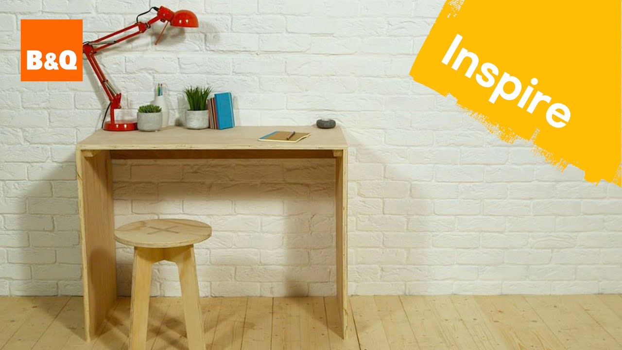 Create a plywood desk
