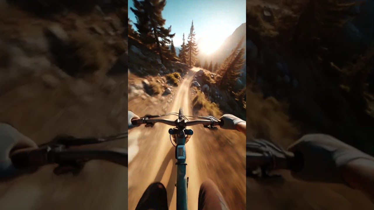Insane Speed POV 🚵&zwj;♂️💨 Mountain Bike Descent | Feel the Rush!