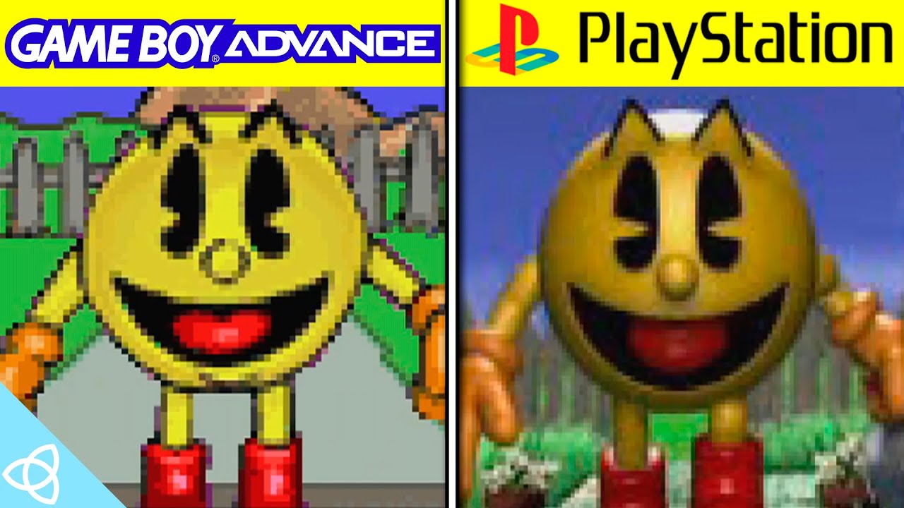 Pac-Man World - GBA vs. PS1 | Side by Side
