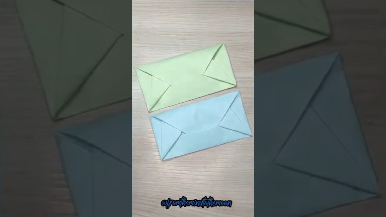 Tutorial busta da lettere 2! (facile e veloce) #diy #craft #tutorial #papercraft #origami  #art