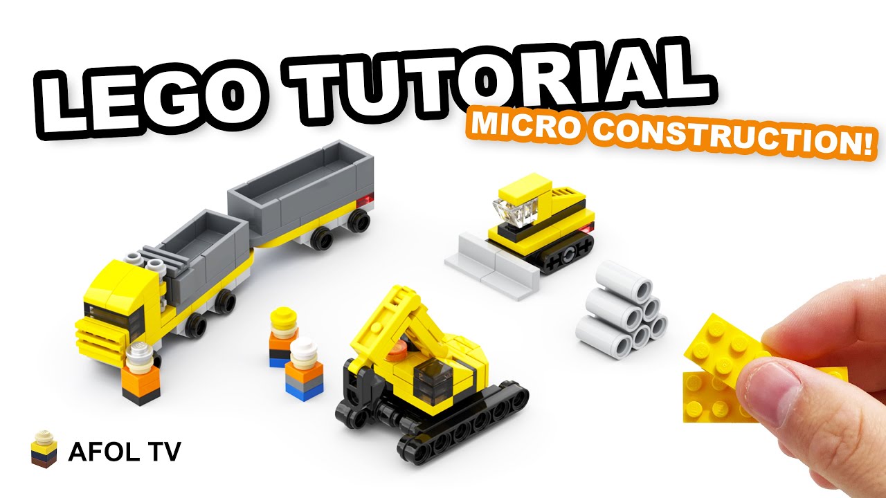 LEGO Mini Construction Vehicles Pt. 2 (Обучение!)