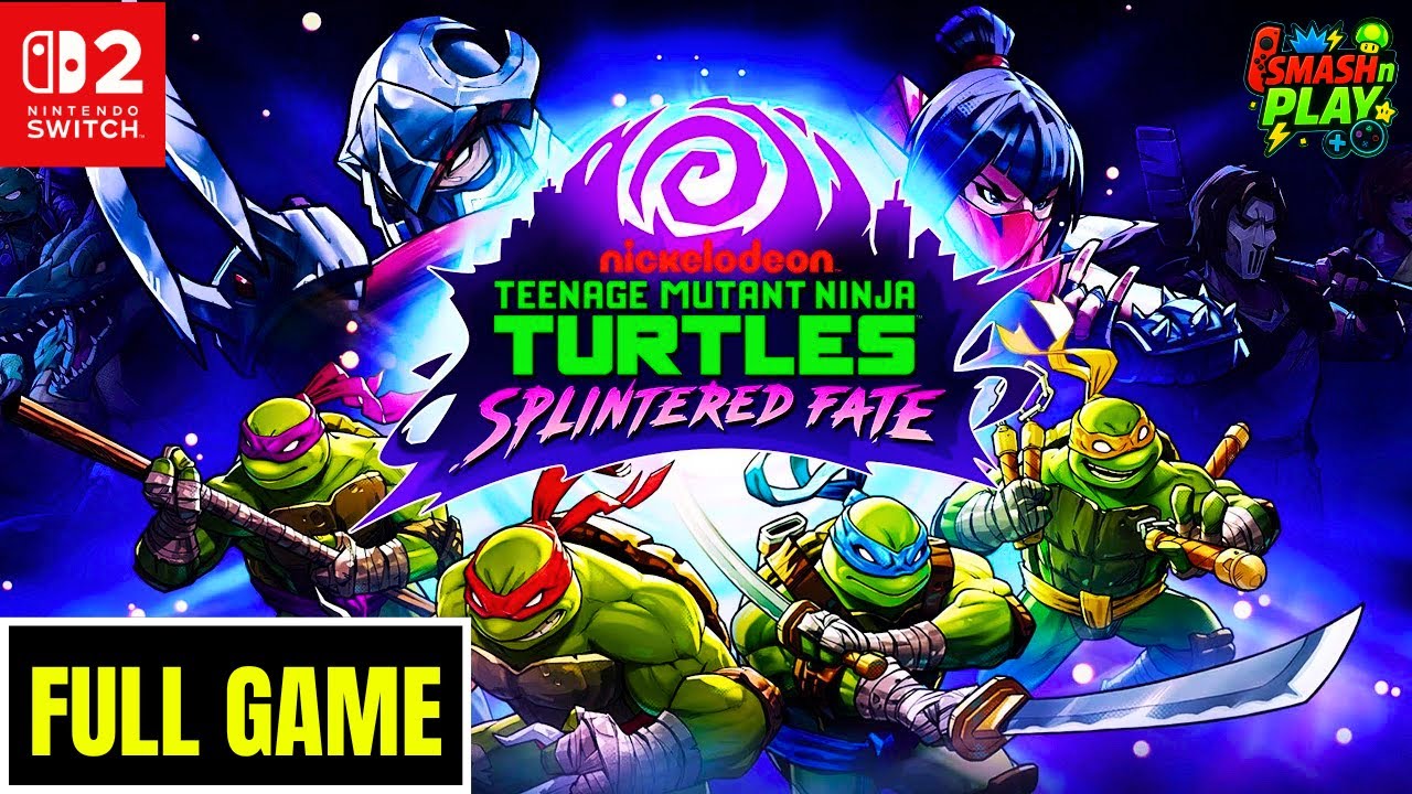Teenage Mutant Ninja Turtles: Splintered Fate - Full Gameplay Walkthrough Nintendo Switch 2