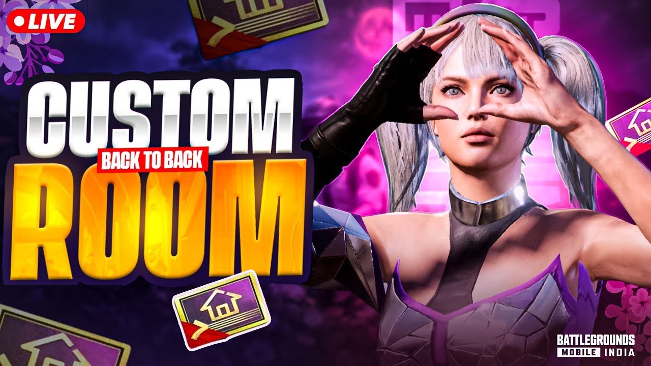 BGMI LIVE CUSTOM ROOM | CUSTOM ROOMS | BGMI LIVE ROOM #bgmi #bgmiroom #customroom #liveroom